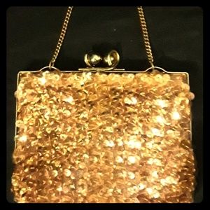VINTAGE SEQUINED CLUTCH